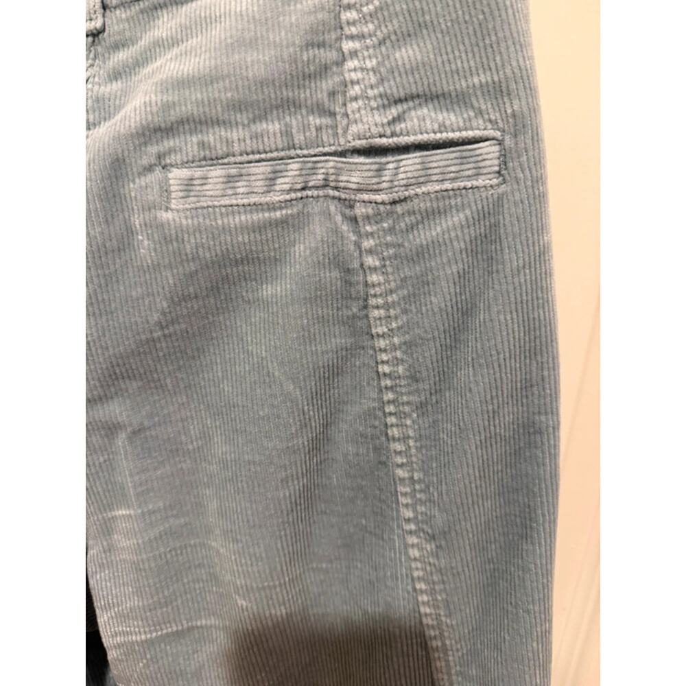 Anthropologie wide leg, pale, pale blue corduroy pants - Picture 4 of 5